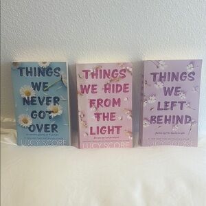 Lucy Score Book Set - Blue, Pink, Purple